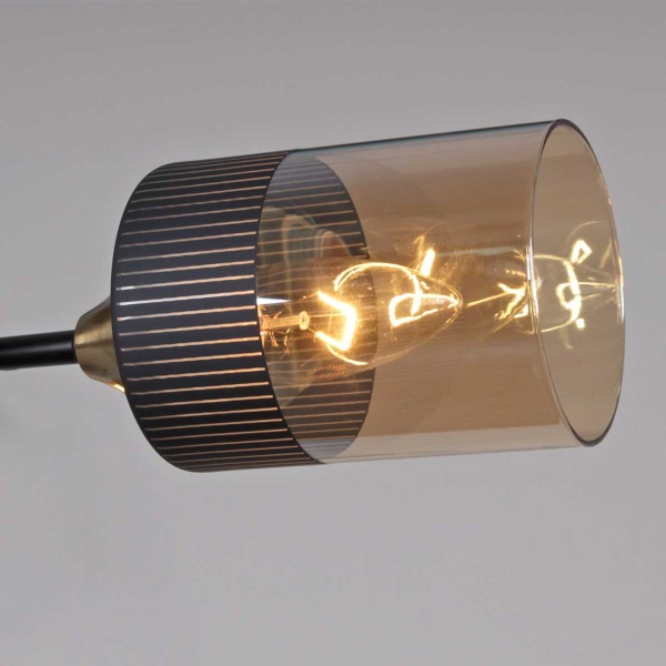 Потолочная люстра Reluce 48460-0.3-04 BK+COPPER