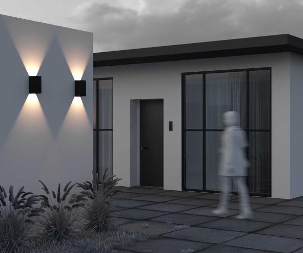 Уличный настенный светильник Maytoni Outdoor Drape O526WL-L20B3K