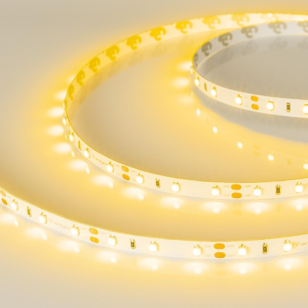 Светодиодная лента Arlight 4,8W/m 60LED/m 2835SMD желтый 5M 010521(2)