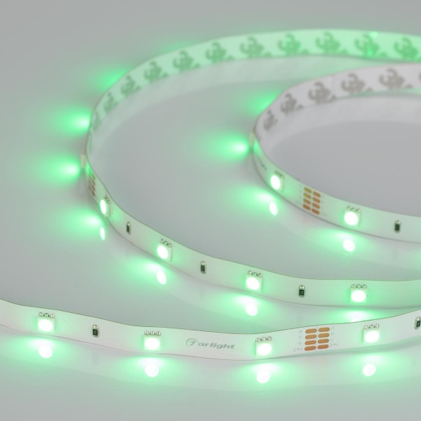Светодиодная лента Arlight 7,2W/m 30LED/m 5060SMD разноцветный 5M 022066(2)