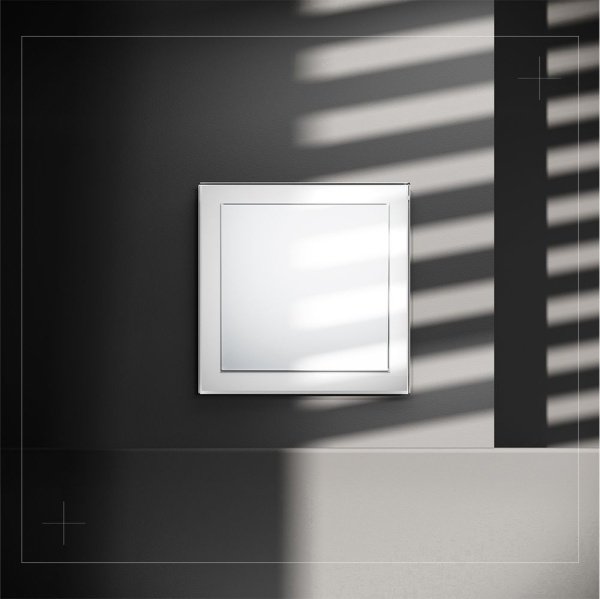 Проходной переключатель встраиваемый Voltum S70 одноклавишный 10А, (белый глянцевый) VLS010301