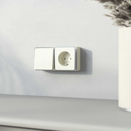 Розетка с заземлением Werkel Gallant слоновая кость W5071003 4690389164477