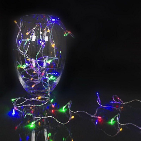 Cветодиодная гирлянда Sneha нить 230V разноцветный статичный A-019 LED MIX