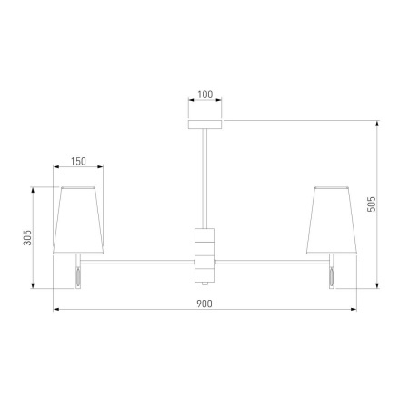 Подвесная люстра Eurosvet Milazzo 60137/8 золото
