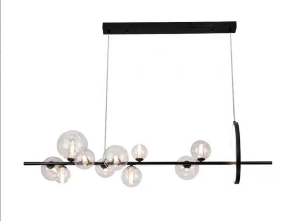 Люстра подвесная Alfa Light F4324-18 L120 black