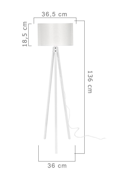 Торшер Toplight Sarah TL1618S-01WH Торшер Toplight Sarah TL1618S-01WH