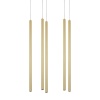L5T747333 Люстра TUBO LED 25W 1500LM 25G ЗОЛОТО 3000K