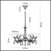 Подвесная люстра Lumion Classi Nora 2958/5