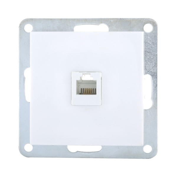 Розетка телефонная RJ-12 LK Studio LK80 белый 845504-1 Розетка телефонная RJ-12 LK Studio LK80 белый 845504-1