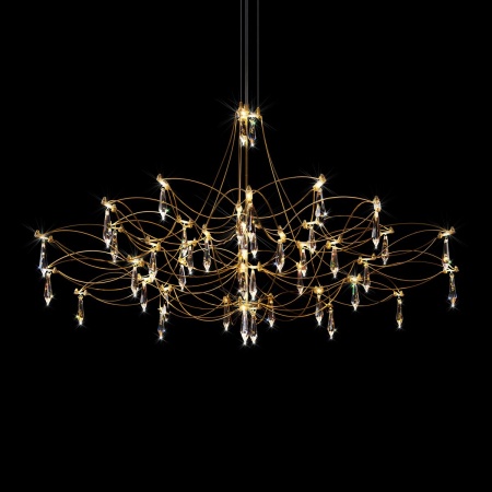 Подвесная люстра Loft IT Mira 10590/1000 Gold Asfour
