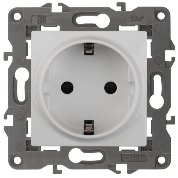 Розетка ЭРА Elegance 2P E Schuko со шторками 16A 250V 14-2102-01 Б0034272 Розетка ЭРА Elegance 2P E Schuko со шторками 16A 250V 14-2102-01 Б0034272