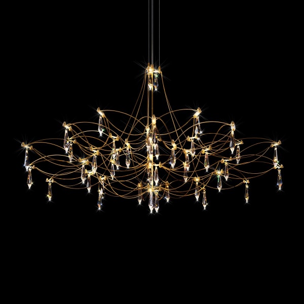 Подвесная люстра Loft IT Mira 10590/1000 Gold Asfour