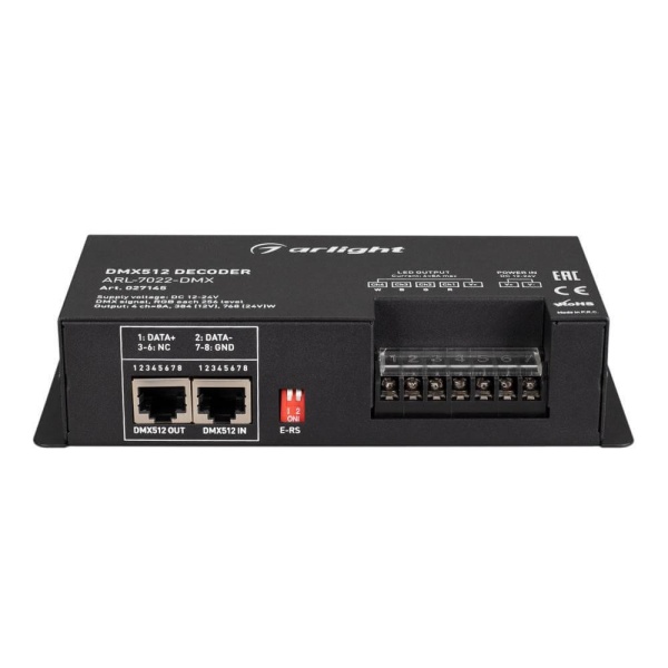 Декодер Arlight ARL-7022-DMX 027145 Декодер Arlight ARL-7022-DMX 027145