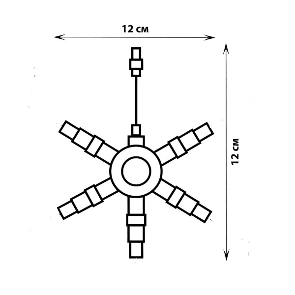 Соединитель для гирлянд Uniel UTC-F90 Y6 WHITE UL-00013231