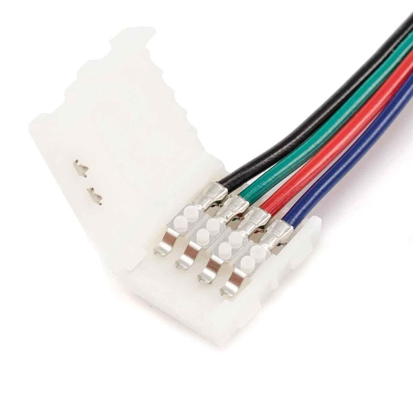 Коннектор для RGB светодиодной ленты 5050 Apeyron 12/24V (2 шт.) 09-03 Коннектор для RGB светодиодной ленты 5050 Apeyron 12/24V (2 шт.) 09-03
