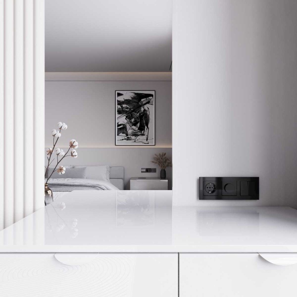 Диммер Werkel черный акрил W1142048 4690389197697