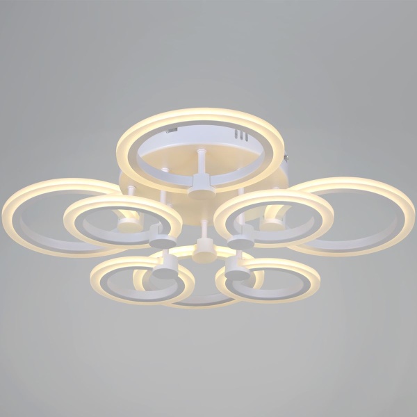 Потолочная светодиодная люстра Reluce 09502-0.3-4+4 WH