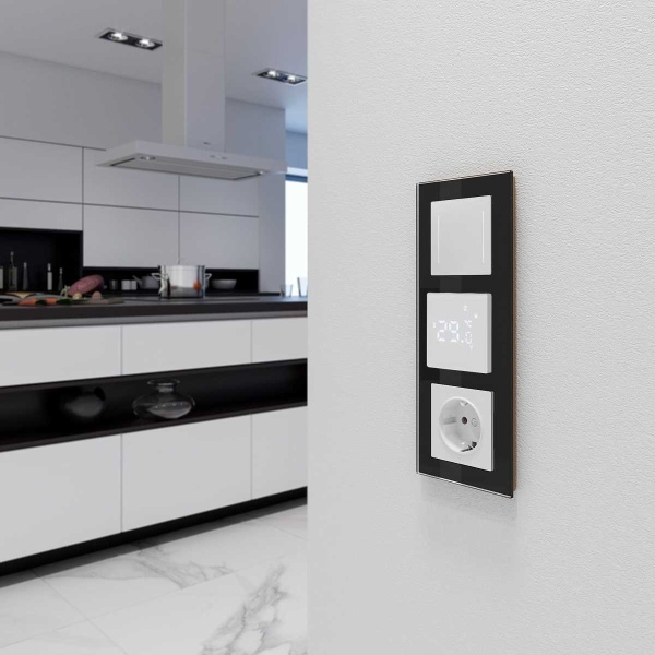 Терморегулятор сенсорный для теплого пола Werkel (Умный дом) W1151201 белый a056497