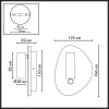 Настенный светильник Odeon Light Roy Hightech 7185/9WL