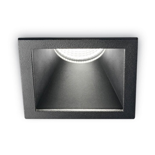 Встраиваемый светодиодный светильник Ideal Lux Game Square Bk Bk 192383 Встраиваемый светодиодный светильник Ideal Lux Game Square Bk Bk 192383