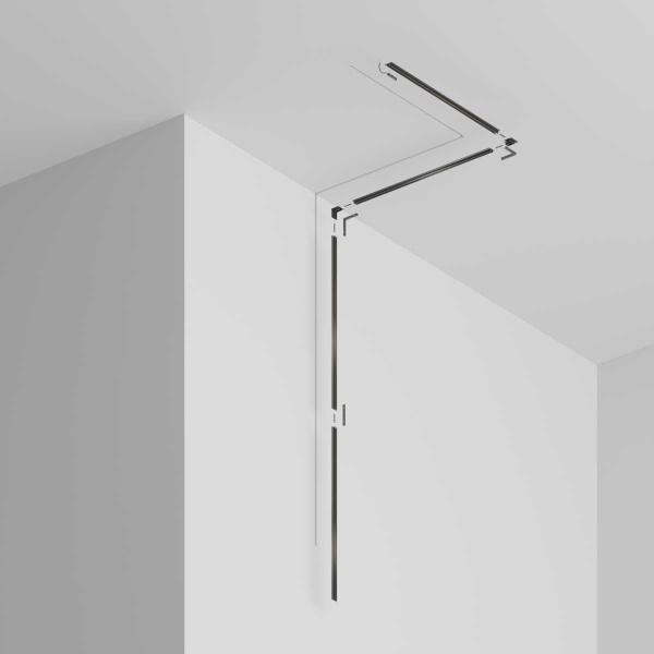 Шинопровод 1м Exility X встраиваемый под ГКЛ 12,5мм Maytoni Technical EXILITY X Busbar trunkings Exility X TRX239-421.12B