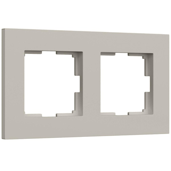Рамка на 2 поста Werkel Slab дымчатый софт W0022917 a071621