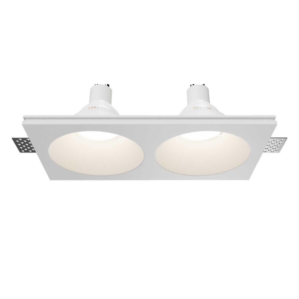 Встраиваемый светильник Maytoni Technical Downlight Gyps Modern DL129-GU10-02-W