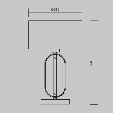 Настольная лампа Maytoni Marmo MOD099TL-01G
