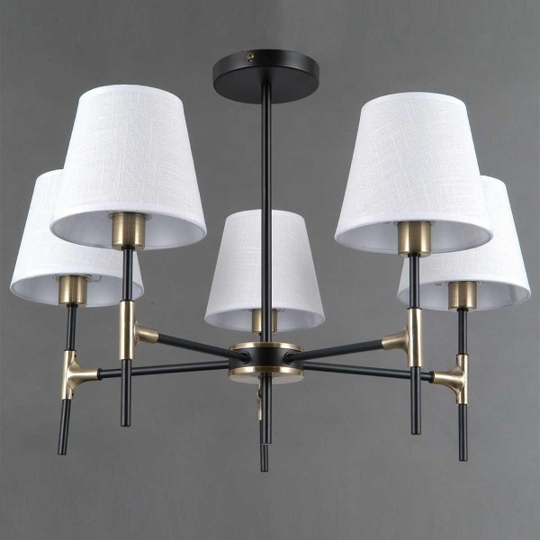 Люстра Illumico IL0185-5CSQ-24 BK AB CASTOR