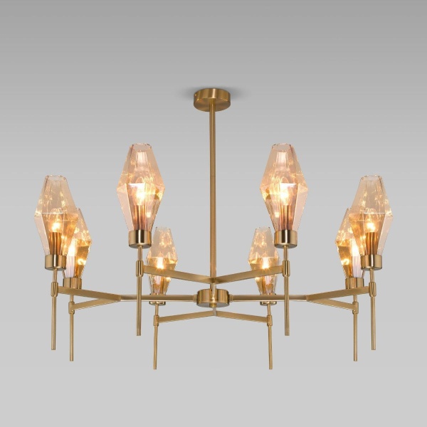 Потолочная люстра Eurosvet Prism 60143/8 латунь