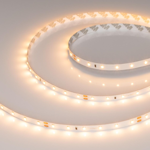 Светодиодная лента Arlight 7,2W/m 60Led/m 2835SMD теплый белый 5M RT-A60-8mm 24V Warm2400 028541(2)