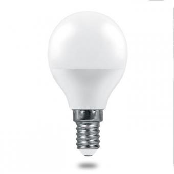 Лампа светодиодная Feron E14 6W 2700K Матовая LB-1406 38065