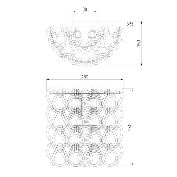 Настенный светильник Bogates Cappio 380/2 a069358