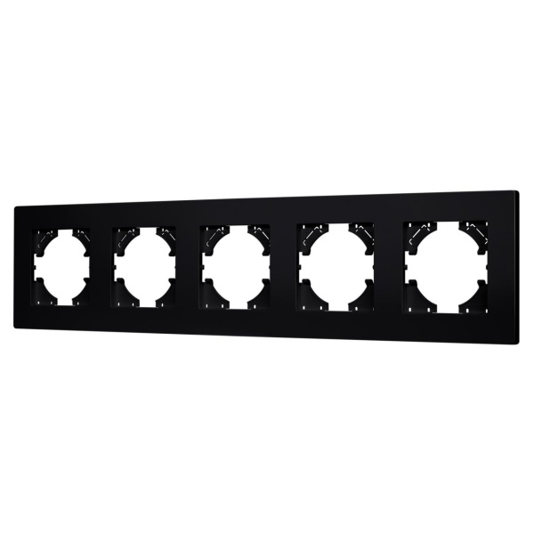 Рамка пластиковая FRM-PERIO-PL-5-BK Arlight 049763