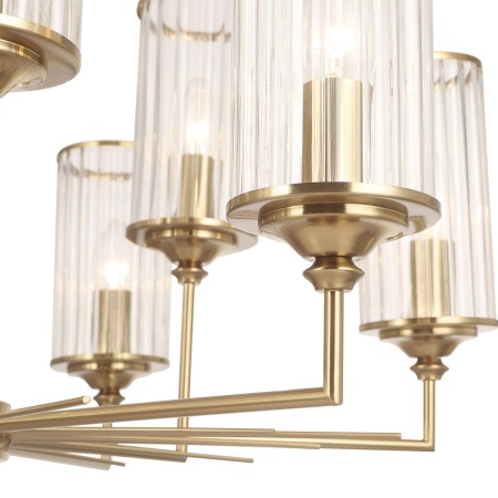 Подвесная люстра Crystal Lux Gloria SP9 Brass