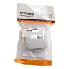 Выключатель двухклавишный Stekker Катрин серебро GLS10-7104-03 39578
