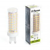 Лампа светодиодная Feron G9 15W 4000K прозрачная LB-437 38213