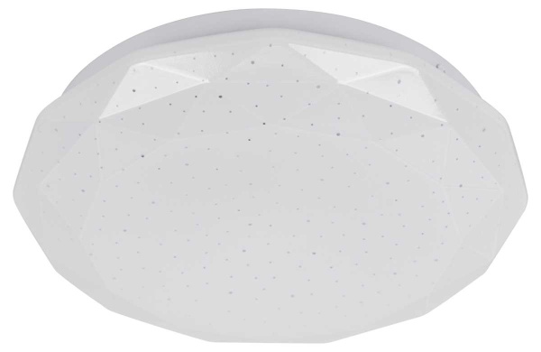 Светильник потолочный светодиодный ЭРА Классик без ДУ SPB-6 WH 36W-6,5K Slim Sparkle Б0069790