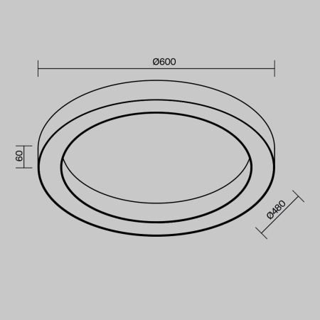 Потолочный светильник Maytoni Technical C093CL-45W4K-W