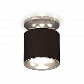 Комплект накладного светильника Ambrella light Techno Spot XS7402083 SBK/PSL черный песок/серебро полированное (N7927, C7402, N7012)