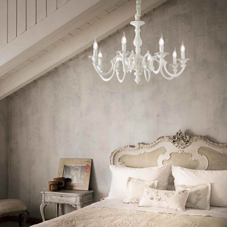 Подвесная люстра Ideal Lux Justine SP8 197524 Подвесная люстра Ideal Lux Justine SP8 197524