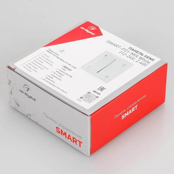 Панель управления Arlight Sens Smart-P21-Mix White 025167 Панель управления Arlight Sens Smart-P21-Mix White 025167