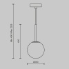 Подвесной светильник Maytoni Basic form MOD321PL-01B1