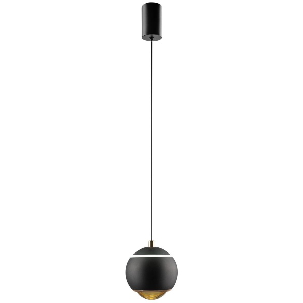 Подвесной светодиодный светильник Crystal Lux Caro SP Led Black