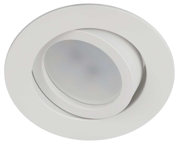 Светильник встраиваемый алюминиевый ЭРА KL86 WH SET 5 под лампу MR16 GU5.3 белый набор 5 шт Б0070928