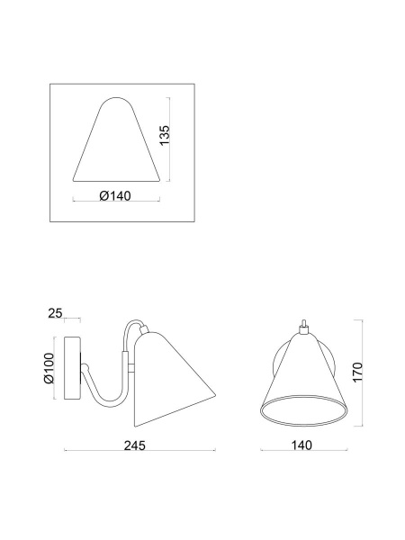 Бра Freya FR8001WL-01WG