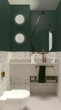 Настенный светодиодный светильник Milosh Tendence 0893WLB-1WH