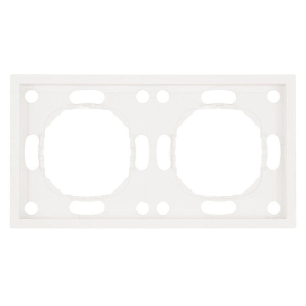 Рамка 2-постовая Stekker Эмили белый фарфор PFR00-5002-01 49885