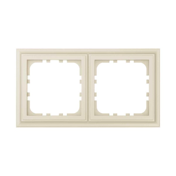 Рамка 2-постовая LK Studio (бежевый матовый) LK80 CLASSIC, 894202-1