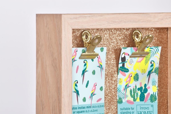 Фоторамка Innova PI01481 Ф/рамка 2 Instax-фото Glitter Peg, МДФ (6/1800) Б0046338